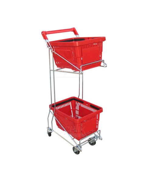 28 ლიტრიანი საყიდლების კალათების ჩასადები -გორგოლაჭებზე - Image 11